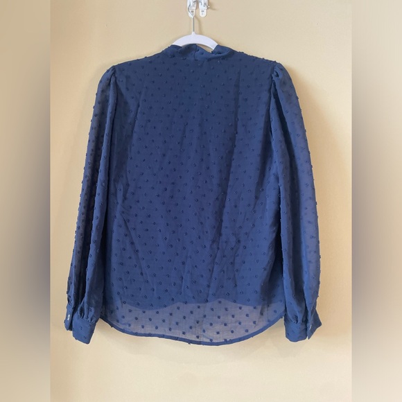 BEACON APPAREL Navy blue blouse - Picture 2 of 7